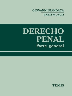cover image of Derecho penal